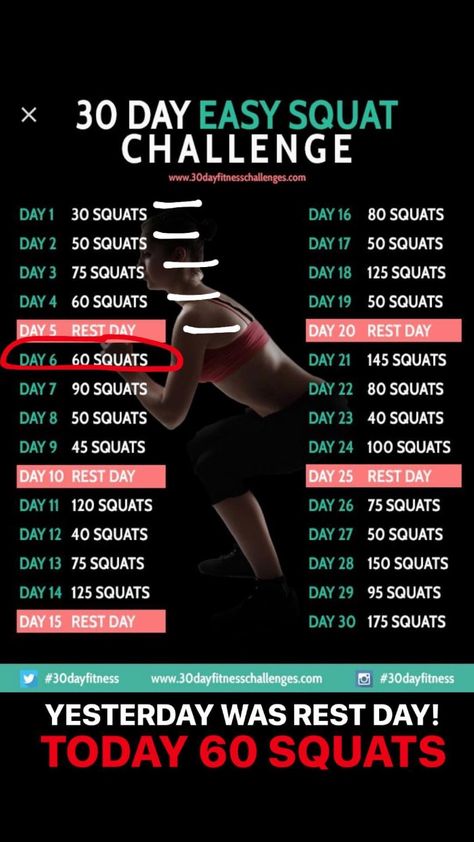 30 Day Squat, 30 Day Squat Challenge, Squat Challenge, 30 Day Fitness, 30 Day Workout Challenge, Workout Chart, 30 Day Challenge, I Work Out, Post Workout