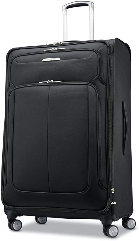 AmazonSmile | Samsonite Solyte DLX Softside Expandable Luggage with Spinner Wheels, Midnight Black, Checked-Large 29-Inch | Carry-Ons Samsonite Luggage, Cute Suitcases, Large Luggage, Spinner Suitcase, Checked Luggage, Spinner Luggage, Mediterranean Blue, Amsterdam Travel, Travel Duffel