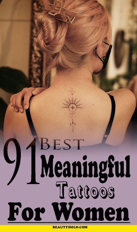 91 Best Meaningful Tattoos For Women Back Meaningful Tattoo Women, Tattoo Ideas For Neck For Women, Feel Good Tattoos, Symbol For New Beginnings Tattoo, New Start Tattoo Symbols, Back Of Neck Tattoos For Women Small Meaningful, Meaningful Neck Tattoos Women, Classy Neck Tattoos For Women, Symbol For Strong Woman Tattoo Ideas