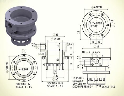 Mechanical Assembly Drawings, Mechanical Engineering Design Technical Drawings, Assembly Drawing Mechanical, Cad Design Mechanical, Autocad Tricks, Autocad Design, Wizard Drawings, Blender Model, Autocad Isometric Drawing