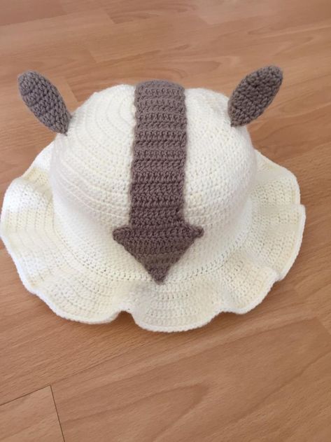 Appa Crochet, Appa Bucket Hat, Diy Crochet Hook, Knit Bucket Hat, Easy Crochet Animals, Hat Knit, Crochet Stitches For Beginners, Hat Design, Crochet Fashion Patterns