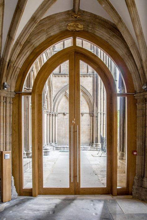 Arched Doors Entrance, Church Doors Entrance, Conservation Architecture, Peterborough Cathedral, Church Entrance, Arch Gate, Church Doors, Church Door, Church House