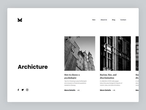 Portfolio Design Minimalist, Minimalistic Design Graphic, Architecture Website Design, Website Design Minimalist, Minimalist Website Design, Architecture Website, Ui Portfolio, Interaktives Design, Architect Studio