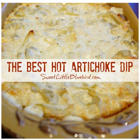 The Best Hot Artichoke Dip Recipe (Easy) - Sweet Little Bluebird Artichokes In Oil Recipes, Recipes Using Marinated Artichokes, Kraft Parmesan Cheese Recipes, Simple Artichoke Dip, Marinated Artichoke Hearts Recipes, Artichoke Recipes Dip, Artichokes Dip, Hot Artichoke Dip Recipe, Artichoke Dip Recipe Easy