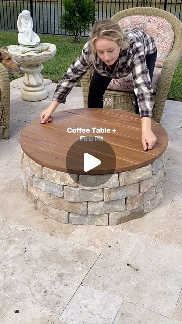 Fire Pit Landscaping, Backyard Fireplace, Diy Halloween Decor, Garden Fire Pit, Fire Pit Area, Diy Backyard Landscaping, Diy Fire Pit, Have Inspiration, Diy Coffee Table