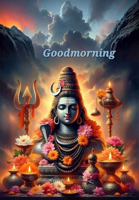 Lord Shiva Good Morning Images, Good Morning Lord Shiva, Gm Thursday, Diwali Animation, Good Morning Clips, Happy Good Morning Images, Good Morning Wishes Gif, God Photos, Beautiful Good Night Quotes