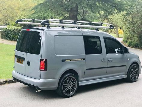 Re-design your Volkswagen Caddy Maxi with our custom accessories choose from Front Bumper, Rear Bumper, Side Skirt and a Spoiler. Vw Caddy Maxi Camper, Caddy Maxi Camper, Vw Caddy Maxi Life, Vw Caddy Tuning, Vw Caddy Maxi, Caddy Van, Caddy Maxi, Vw Fox, Volkswagen Caddy