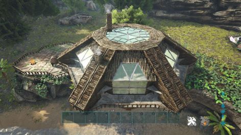 Hidden Lake Base - ARK - Official Community Forums Ark House Designs, Ark Survival Evolved Building, Ark Building Ideas, Ark Base Design, Ark Evolution, Ark Recipes, No Man's Sky Base Ideas, Ark Survival Evolved Tips, Ark Builds