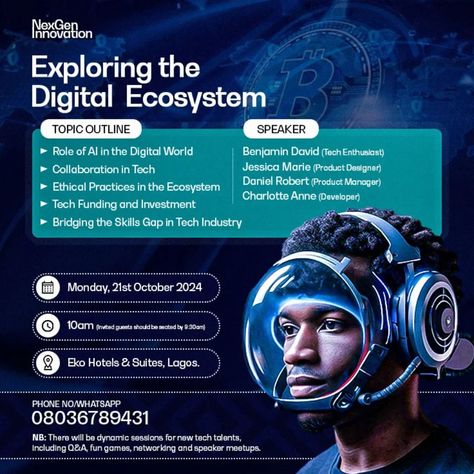 Exploring the Digital Ecosystem NextGen Innovation #design #flyer #poster #ecosystem #digital #tech #technology #skills #AI #Techindustry Technology Poster Design, Topic Outline, Poster Technology, Technology Poster, Digital Ecosystem, Technology Posters, Digital Skills, Flyer Poster, Hotel Suites