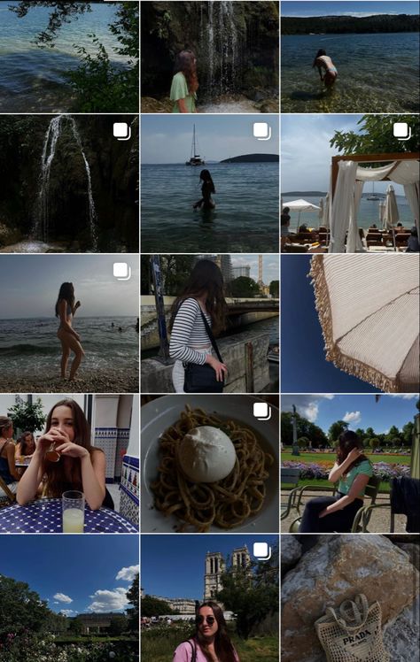 Low Exposure Instagram Feed, Low Exposure Feed, Blue Instagram Feed, Blue Feeds, Summer Feed, Low Exposure, Instagram Theme Feed, Feed Ig, Instagram Feed Ideas