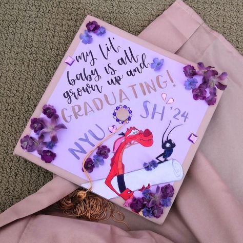 diy disney graduation cap quotes Mulan Graduation Cap, Graduation Cap Quotes, Quotes For Graduation Caps, Diy Grad Cap, Disney Graduation Cap, Cap Quotes, Grad Diy, Disney Graduation, Graduation Hats