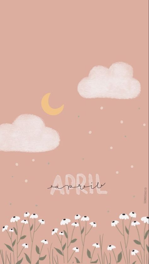 April Wallpapers Iphone, April Lockscreen Aesthetic, April Wallpaper Backgrounds, April Wallpaper Ipad, April Phone Wallpaper Aesthetic, Wallpaper For April, Month Background Wallpapers, Cute April Wallpaper, April Iphone Wallpaper Aesthetic