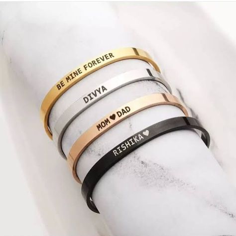 Customised name bracelets now available at just ₹399/- only 💫✨ Follow : @gehnakari for more🩵 🌻PAN India Delivery 🌻Prepaid orders only 🌻Free shipping above ₹599 Dm us to place order💕 . . . #jewellery #jewellerygoals #explorepage #trendingnow #customisedgifts #giftforhim #giftforher #personalisedbracelet #giftideas #couplegoals #affordablejewellery #newcollection #ordernow #customisedgifts #fyp Name Bracelets, Customised Gifts, Name Bracelet, Statement Jewelry, Couple Goals, Order Now, India, Free Shipping, Instagram