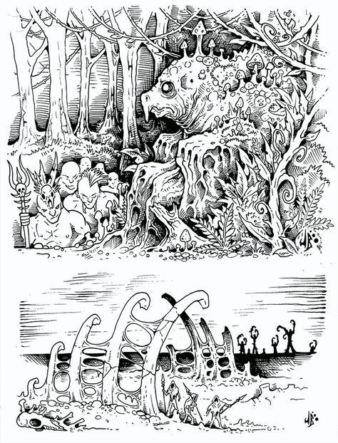 The Bone Age - Weird School RPG [Zine Quest] by Bill Edmunds » A sneak peak at more art! — Kickstarter Saddle Stitch Booklet, Stone Age People, Stone Age, The Bone, Tabletop Rpg, Sneak Peak, Outer Space, Bones, Art