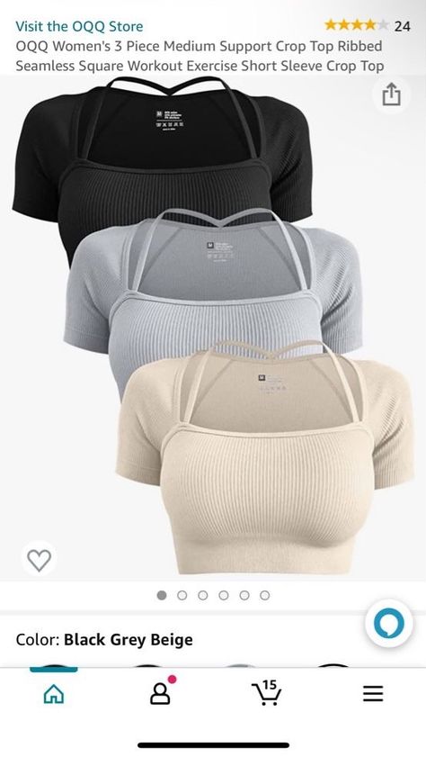 Gymwear Outfits, Yoga Crop Tops, Best Amazon Buys, Cute Clothing Stores, Amazon Clothes, Swaggy Outfits, Simple Trendy Outfits, Cute Everyday Outfits, Baddie Outfits Casual