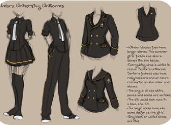 Academy Uniforms, Anime Uniform, Uniform Ideas, Manga Clothes, School Uniform Outfits, Clothing Sketches, Art Outfits, Drawing Anime Clothes, Anime Dress