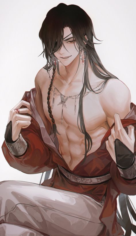 Anime Egyptian, Heavens Official Blessing, Heaven Officials Blessing, Princess Drawings, Dark Anime Guys, Hua Cheng, Mo Xiang Tong Xiu, Heaven Official's Blessing, Manga Love