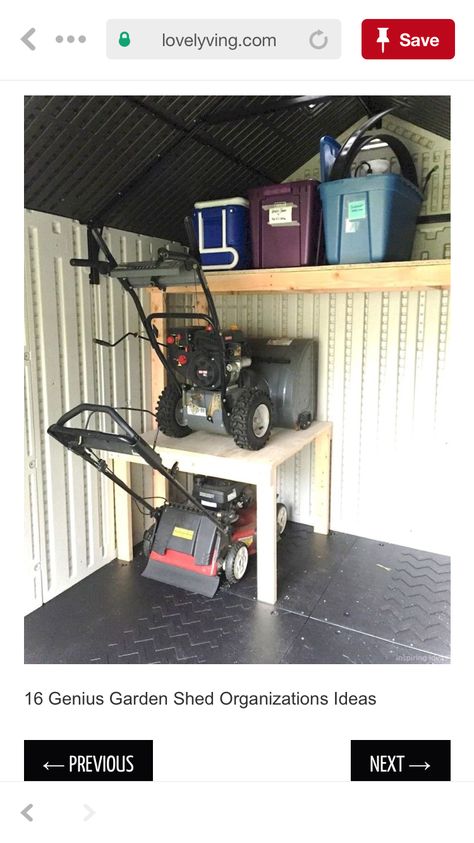 Rifacimento Garage, Shed Organisation, Garage Organization Tips, Storage Shed Organization, Shed Organization, Garage Organize, Garage Shed, Diy Garage Storage, Garage Makeover