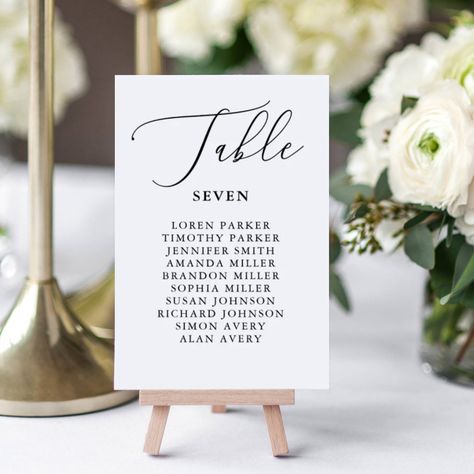 Rustic Wedding Seating Chart, Wedding Seating Chart Table, Word Table, Wedding Table Seating Chart, Table Numbers Wedding Rustic, Wedding Guest Table, Simple Calligraphy, Wedding Seating Cards, Rustic Wedding Seating