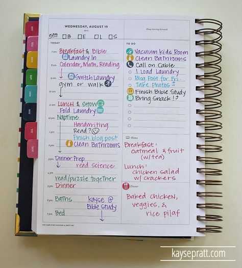 How I Use My Simplified Planner - http://KaysePratt.com 2 Callie Danielle Planner Ideas, College Routine, Quick Books, Planer Organisation, Simplified Planner, Emily Ley, To Do Planner, Planner Tips, Planner Inspiration