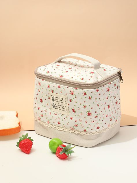 Coquette Lunch Bag, School Journal, Ditsy Floral Pattern, School Journals, School Lunch Box, Sac Lunch, Lunch Bags, Birthday Wishlist, School Lunch