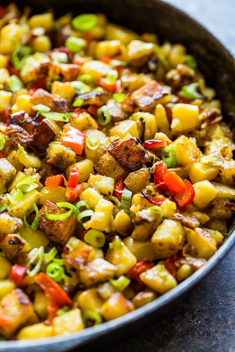 Easy Breakfast Potatoes O'Brien | Get Inspired Everyday! Easy Breakfast Potatoes, Potatoes Obrien, Vegan Beef, Breakfast Hash, Beef Sausage, Breakfast Potatoes, Easy Casserole Recipes, Easy Casserole, Sausage Breakfast