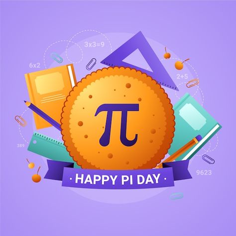 Free vector gradient pi day illustration | Free Vector #Freepik #freevector #pi-day #pi #celebration-illustration #celebration Importance Of Mathematics, Celebration Illustration, Custom Word Art, Happy Pi Day, Vector Gradient, Day Illustration, Pi Day, Assignment Help, Educational Projects