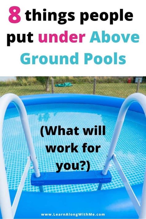 Above Ground Pool On Patio, Diy Above Ground Pool Accessories, Best Way Pool Ideas, Above Ground Pool Setup Ideas, Above Ground Pool Bar Ideas Backyards, Above Ground Pool And Patio Ideas, Above Ground Pool Set Up Ideas, How To Set Up Above Ground Pool, Pool Sizes Above Ground