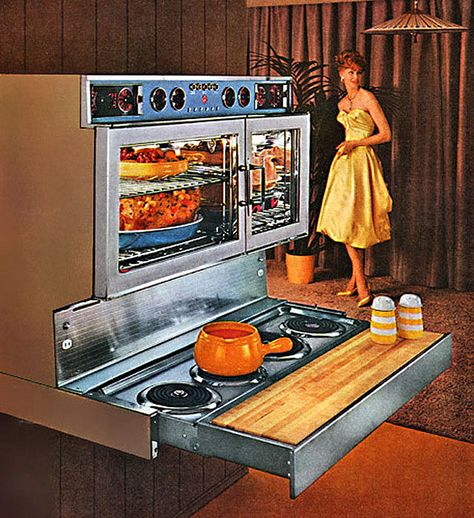 50s Advertising, Midcentury Decor, 60s Decor, 1960s Kitchen, Retro Americana, Vintage Kitchen Appliances, 1960s Decor, 1950s Decor, Old Fashioned Kitchen