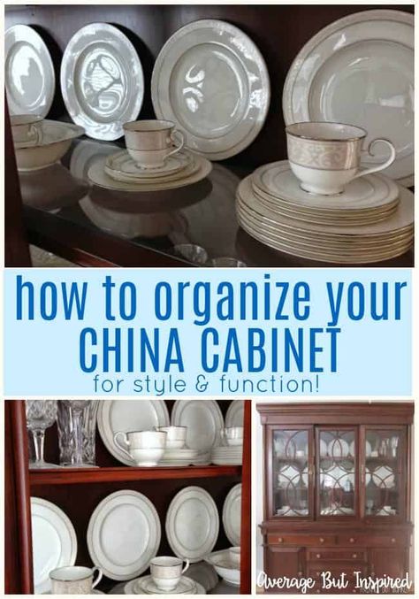 Organizing A China Cabinet, Arranging China In A China Cabinet, Decorating Ideas For China Cabinet, Styling China Cabinet Display Modern, China Cabinet Display Traditional, China And Crystal Display, Organize China Cabinet Display, Arranging Dishes In China Cabinet, China Storage Cabinet