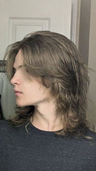 Light Brown Hair Men, Brown Hair Male, Messy Layers, Brown Hair Men, Long Shag Haircut, Guy Haircuts Long, Straight Hair Cuts, Men's Long Hairstyles, Short Brown Hair