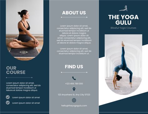 Yoga Brochure Design, Pilates Poster Design, Retreat Poster Design, Yoga Advertising, Yoga Graphic Design, Wellness Flyer, Hult Prize, Course Brochure, Reformer Studio