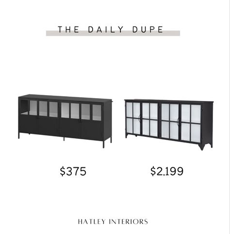 black and glass media console, buffet table, buffet storage cabinet, dining room storage, living room storage, tv stand, #LTKFind Follow my shop @HatleyInteriors on the @shop.LTK app to shop this post and get my exclusive app-only content! #liketkit #LTKhome @shop.ltk https://liketk.it/47ifX Media Console Black, Storage Tv Stand, Storage Living Room, Glass Tv Stand, Iron Console, Cabinet Dining Room, Table Buffet, Dining Room Storage, Room Storage