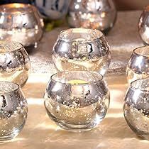 Silver Votive Candles, Gold Votive Candle Holders, Gold Votive Candles, Mercury Glass Candle Holders, Mercury Glass Candles, Table Candle, Glass Tealight Candle Holders, Mercury Glass Votives, Tea Candle Holders