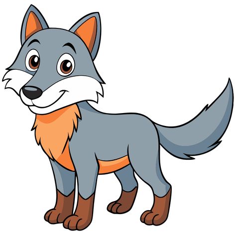 Cute Cartoon Wolf Clipart Mascot Ideas, Wolf Cartoon, Wolf Clipart, Birds Clipart, Cartoon Wolf, Playful Illustration, Wolf Illustration, Wolf Images, Bird Clipart