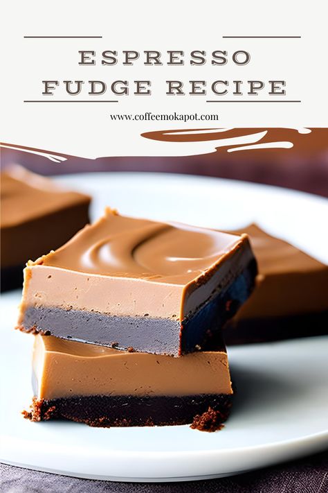 Rich, Chocolatey, and Decadent" - Indulge in rich, chocolatey, and decadent espresso fudge recipe that's perfect for satisfying your sweet tooth. It's a chocoholic's dream come true! Starbucks Shaken Espresso, Espresso Fudge, Manhattan Cocktail Recipe, Espresso Recipes, Gelato Recipe, Manhattan Cocktail, Gimme Some Oven, Espresso Drinks, Fudge Recipe