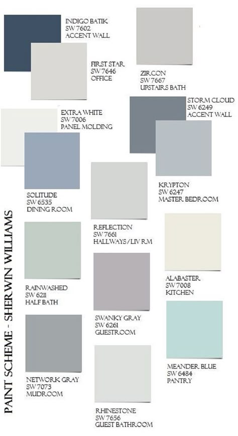 Interior Paint Colors Schemes, Farmhouse Paint Colors, House Color Palettes, Farmhouse Paint, Paint Color Schemes, Sherwin Williams Paint Colors, House Color Schemes, Paint Color Ideas, Colors For Home