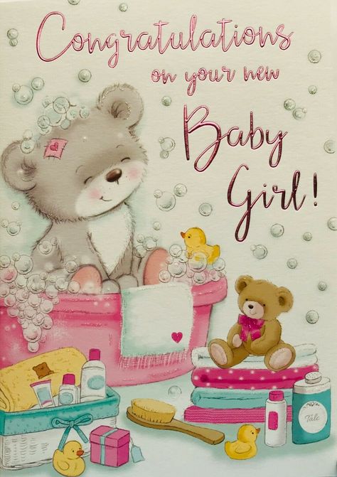 Find Congratulations On Your Baby Girl Card Luxury Card Made In Uk R on eBay in the category Home, Furniture & DIY>Celebrations & Occasions>Cards & Invitations. It's A Baby Girl Announcement, New Baby Girl Wishes, Congratulations On Your Baby Girl, Congratulations Baby Girl, Baby Shower Congratulations, Congratulations Quotes, Baby Girl Card