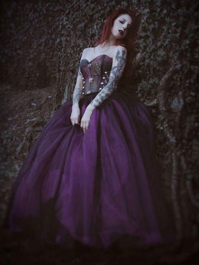 Steampunk Prom Dress, Steampunk Wedding Gown, Vampire Gown, Gothic Ball Gown, Purple Steampunk, Steampunk Wedding Dress, Ball Gowns Fantasy, Black Steampunk, Purple Gothic