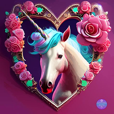 Happy MONDAY! More Valentine Unicorns! #morriganaustin #aiartcommunity #aiartist #aiarttrend #aiart #valentinesday #unicorns #unicorn #society6 https://www.facebook.com/artofmorriganaustin I Believe In Unicorns Wallpaper, Frank Aesthetic, Purple Unicorn Wallpaper, Valentine Unicorn, Unicorn And Butterflies, Colors Wallpaper, Unicorn Wings, Mystical Unicorn, Pegasus Unicorn Fantasy Art