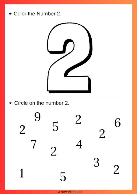 Kids Learning Numbers, Printable Worksheets For Kindergarten, Number Worksheets Kindergarten, Nursery Worksheets, Preschool Number Worksheets, Fun Worksheets For Kids, Homeschool Preschool Activities, Kids Worksheets Preschool, Free Preschool Worksheets