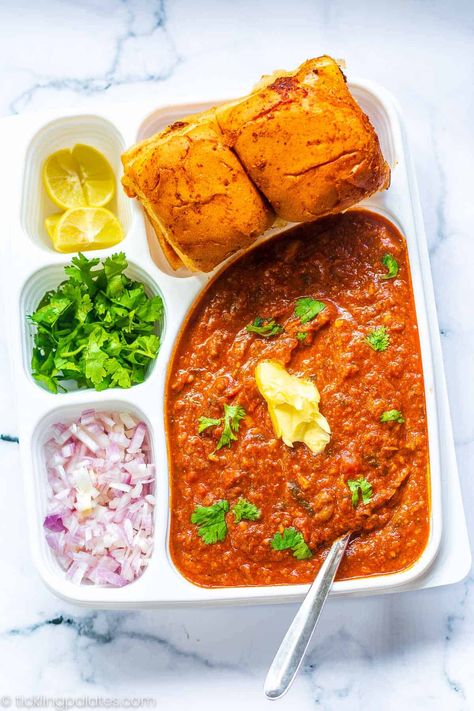 Eggless Dates Cake Recipe, Pav Bhaji Recipe, Recipe Instant Pot, Pav Bhaji Masala, Indian Rice Recipes, Bhaji Recipe, Indian Rice, Pav Bhaji, Vegan Cake Recipes