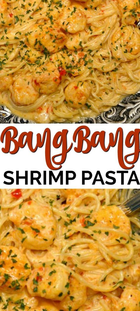 Shrimp Diablo, Bang Bang Shrimp Pasta, Shrimp And Pasta, Skillet Shrimp, Best Shrimp Recipes, Garlic Honey, Bang Bang Shrimp, Seafood Pasta Recipes, Shrimp Dinner