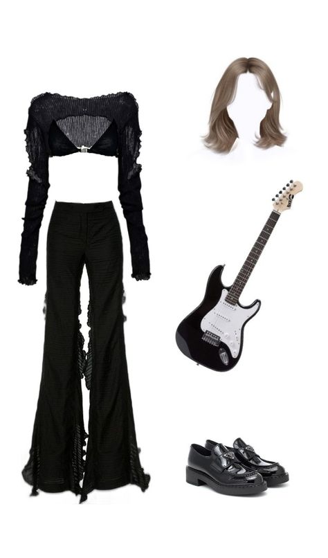 Rock Idol Outfit, Pop Rock Concert Outfit, Rock Concert Outfit, Diorama Kids, Outfit Tennis, Concert Outfit Rock, Star Outfit, Rock Star Outfit, Cool Clothes