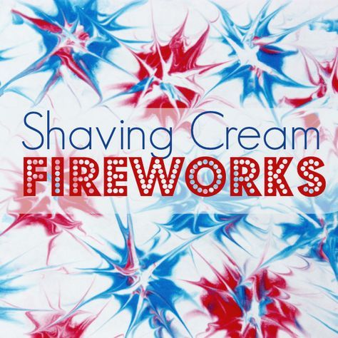 These Shaving Cream Fireworks make for the perfect patriotic art to celebrate 4th of July! Just a few simple materials is all you need! 4th Of July Art Projects For Preschool, 4th Pf July Crafts For Toddlers, 4th Of July Process Art Preschool, 4th Of July Daycare Crafts, Preschool Flag Day Crafts, 4th Of July Nursing Home Activities, Patriotic Toddler Crafts, 4th Of July Preschool Art, 4th Of July Activities For Kids Outside