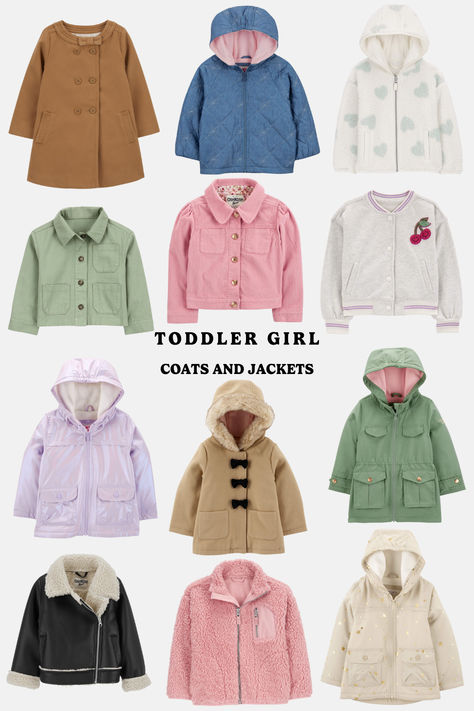 Explore new outerwear arrivals for your toddler girl available now at Carter's. Toddler Coats Girl, Girl Coat, Winter Coats, Coats And Jackets, Girls Jacket, Fall 2024, Winter Coat, Rain Boots, Toddler Girl