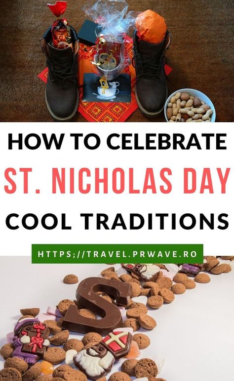 How to celebrate Saint Nicholas Day. Discover interest St. Nicholas traditions across the globe and find out if Saint Nicholas is connected to Santa Clause. Learn when is Saint Nicholas Day celebrated and information about traditions such as Krampus, Sinterklaas, Saint Nicholas Day in Europe, St Nicholas day in Romania, St. Niklaus, and more. #saintnicholas #stnicholas #stnicholastraditions #christmas Saint Nicholas Feast Day, Saint Nicholas Day Traditions, St Nicholas Day Food, Saint Nicholas Activities For Kids, St. Nicholas Day, St Nicholas Day Ideas, Feast Of Saint Nicholas, Saint Nicholas Day, St Nicholas Day