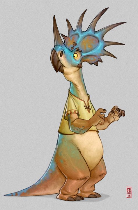 Styro, Alberto Camara on ArtStation at https://www.artstation.com/artwork/zz8Z4 Triceratops Character Design, Dino Character Design, Anthropomorphic Dinosaur, Animorphic Characters, Anthro Dinosaur, Jurassic League, Dinosaur Character Design, Dinosaur Drawing, Dinosaur Illustration