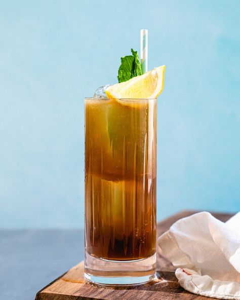 Sweet Alcoholic Drinks, Long Island Iced Tea Recipe, Long Island Tea, Frozen Pina Colada, Iced Tea Recipe, A Couple Cooks, Thanksgiving Food Sides, Couple Cooking, Iced Tea Recipes