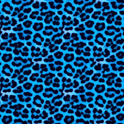 Blue Leopard Print Wallpaper, 2000s Patterns, Blue Mcbling, Blue Y2k Background, Y2k Blue Aesthetic, Building Outfits, Cheetah Print Background, Scene Pfp, Leopard Butterfly